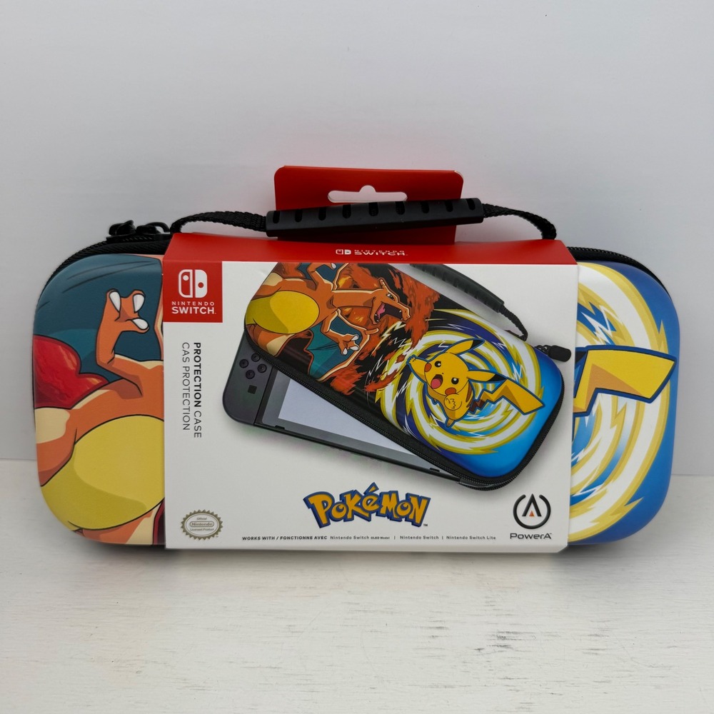 PowerA Nintendo Switch Protection Case Pokemon Charizard vs Pikachu Vortex NEW